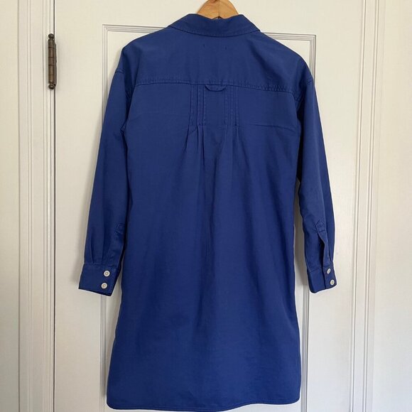 Madewell Mini Shirtdress in Bluestone | Size XXS - Picture 7 of 10